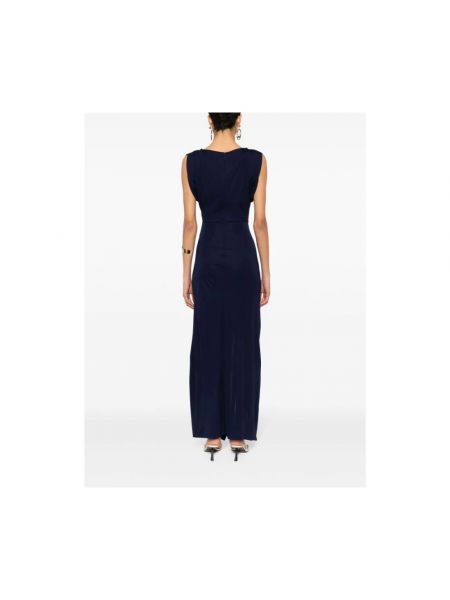 Sukienka długa Diane Von Furstenberg niebieska
