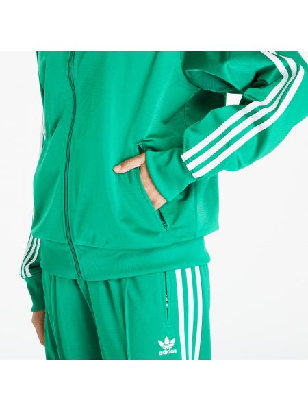 Πουλόβερ σε φαρδιά γραμμή Adidas Originals πράσινο