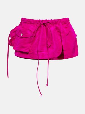 Mini falda Laquan Smith rosa
