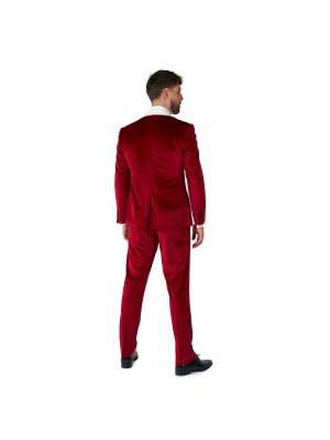 Бархатный костюм Opposuits бордовый
