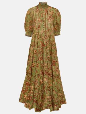 Pamučna maksi haljina s cvjetnim printom Zimmermann