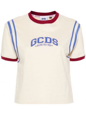 T-shirt aus baumwoll mit print Gcds