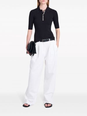 Spodnie z bursztynem Proenza Schouler White Label białe