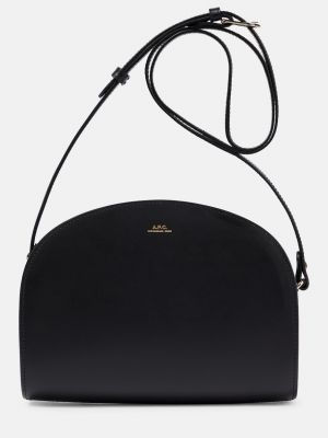 Кожаная сумка через плечо A.p.c. черная