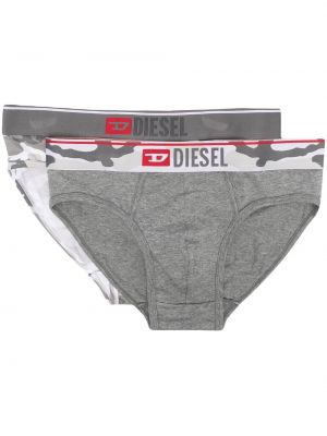 Trykt boksershorts Diesel grå