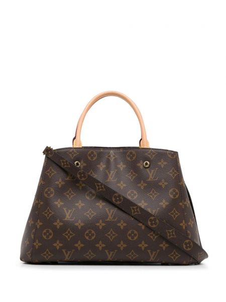 Чанта за чанта Louis Vuitton Pre-owned кафяво