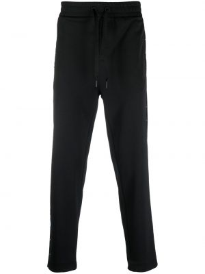 Спортни панталони с шипове Moncler черно