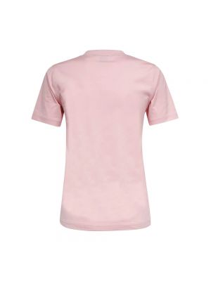 Koszulka bawełniana Burberry różowa