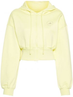 Mikina s kapucňou Adidas By Stella Mccartney žltá