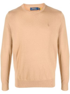 Pullover mit stickerei mit stickerei mit stickerei Polo Ralph Lauren braun