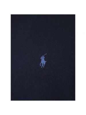 Jersey manga larga de tela jersey Ralph Lauren azul