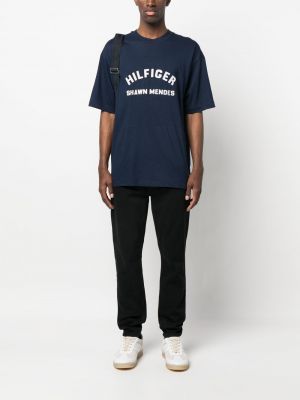 T-krekls ar apdruku Tommy Jeans melns