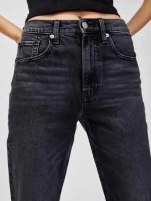 Straight fit džíny Gap černé