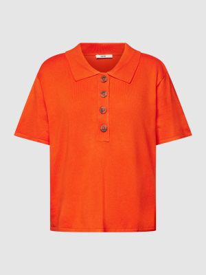 Dzianinowa bluzka Esprit pomarańczowa