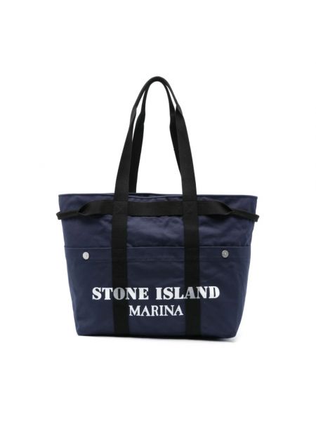 Niebieska shopperka Stone Island