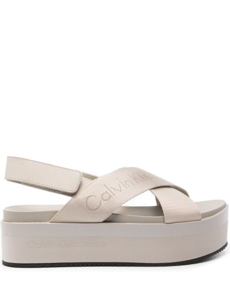 Slingback nauhalliset sandaalit Calvin Klein Jeans