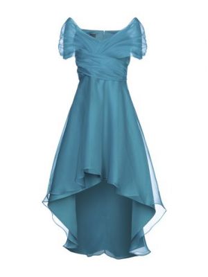 Mini vestido de seda Pinko azul