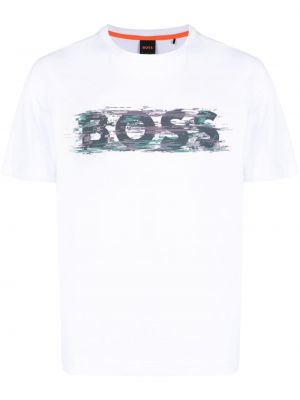 T-shirt Boss hvid