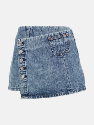 Spódnica jeansowa Re/done niebieska