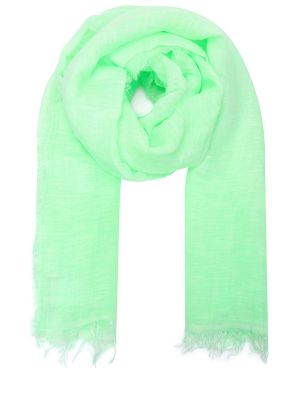 Однотонный шарф Le Tricot Perugia зеленый