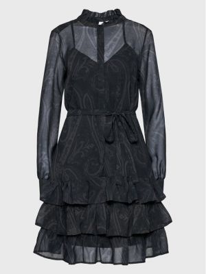 Srajčna obleka Silvian Heach črna