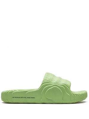 Šľapky Adidas zelená