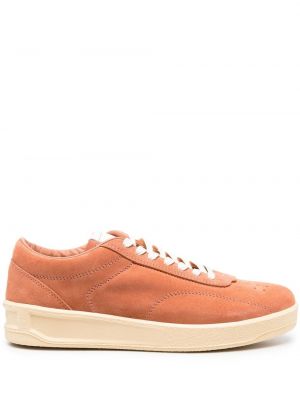 Blonder snøring sneakers Jil Sander oransje