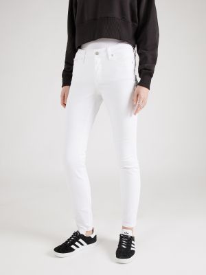 Skinny fit džínsy Calvin Klein Jeans biela
