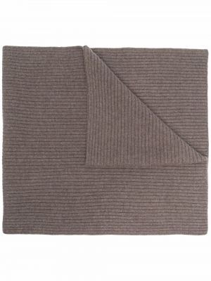 Шерстяной шарф 12 Storeez, коричневый
