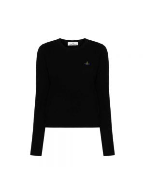 Sweter z kaszmiru z wełny merino Vivienne Westwood czarny