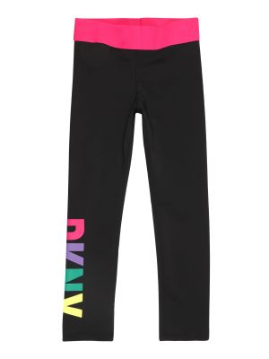 DKNY Leggings  galben / verde / roz / negru