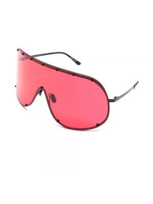 Okulary przeciwsłoneczne Rick Owens czerwone