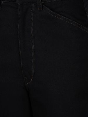 Džíny s vysokým pasem Lemaire černé