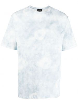 Памучна тениска с tie-dye ефект A.p.c.