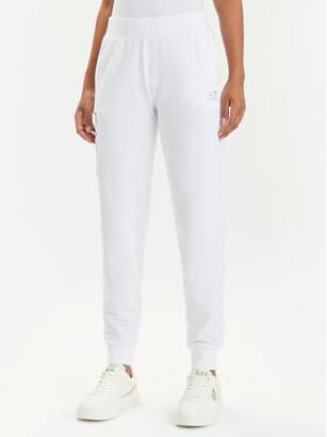 Pantalon de joggings Ea7 Emporio Armani blanc