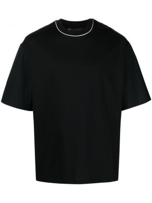 T-shirt aus baumwoll Neil Barrett schwarz