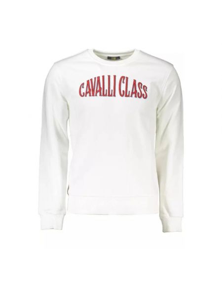 Sweatshirt Cavalli Class weiß