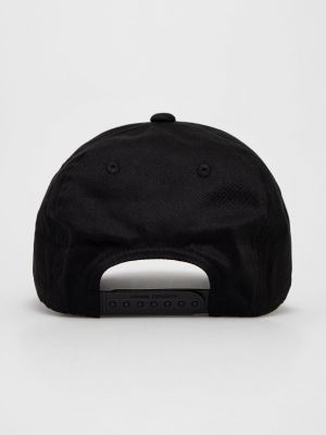 Bavlněný čepice s aplikacemi Armani Exchange černý