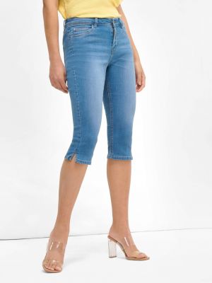Kratke jeans hlače Orsay modra