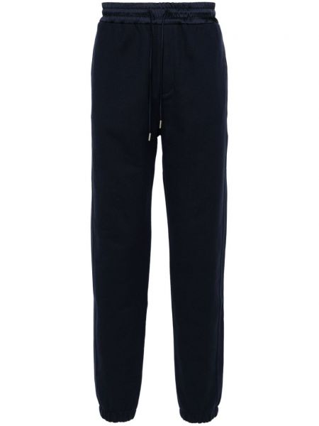 Pantaloni di cotone Saint Laurent blu