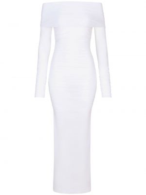 Przezroczysta sukienka koktajlowa Dolce And Gabbana biała