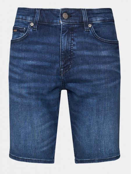Shorts en jean slim Boss bleu