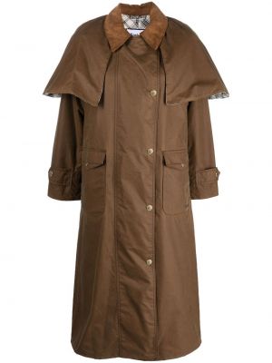 Mantel aus baumwoll Barbour braun