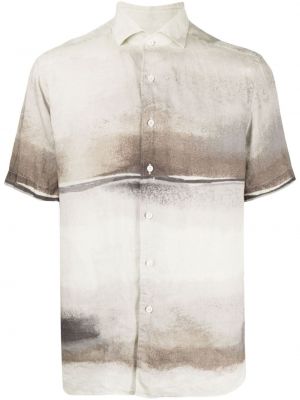 Koszula z nadrukiem w abstrakcyjne wzory Corneliani