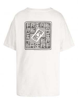 Kokvilnas t-krekls ar apdruku Saint Mxxxxxx balts