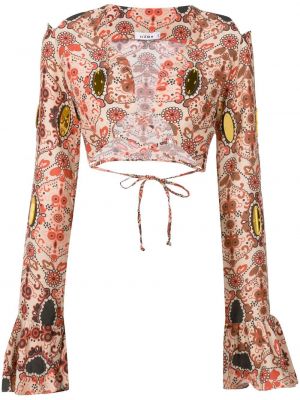 Блуза на цветя с принт Amir Slama