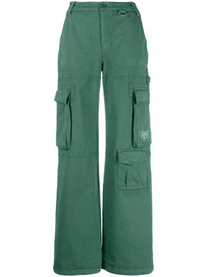 „cargo“ stiliaus kelnės Marine Serre žalia