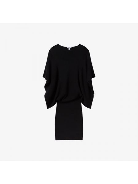 Трикотажное платье мини Reiss черное