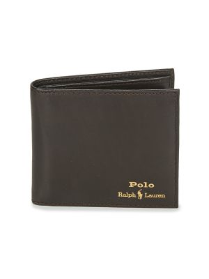 Kožená peněženka Polo Ralph Lauren černá