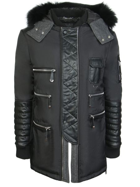 Куртка на молнии Philipp Plein, черная